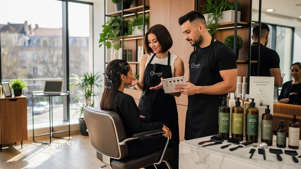 crea tif coiffure talant,salon de coiffure créa'tif,diagnostic botanéa