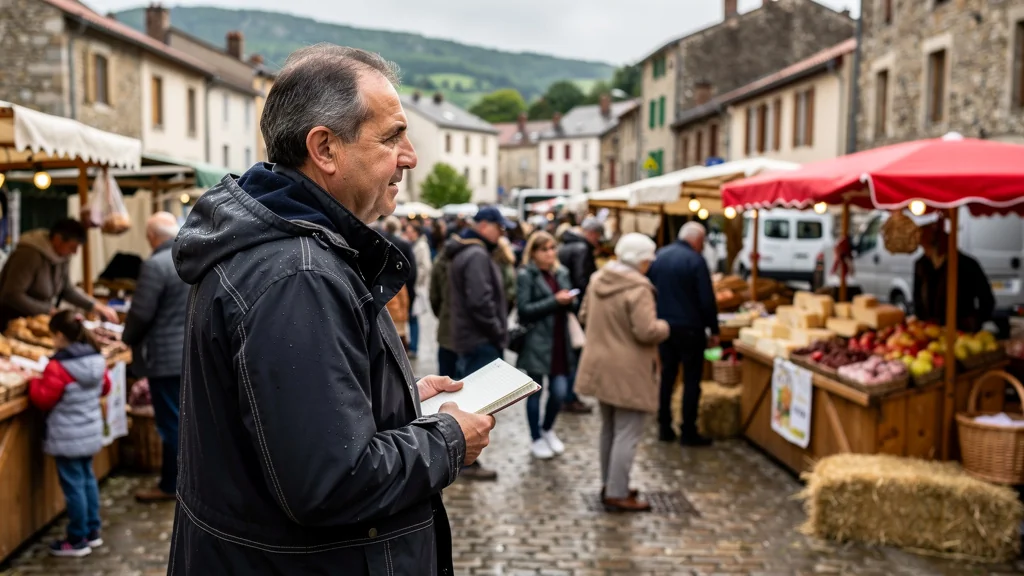 Foire de Saint-Agrève en photo réaliste, ambiance rurale et article sur quatre éditions observées