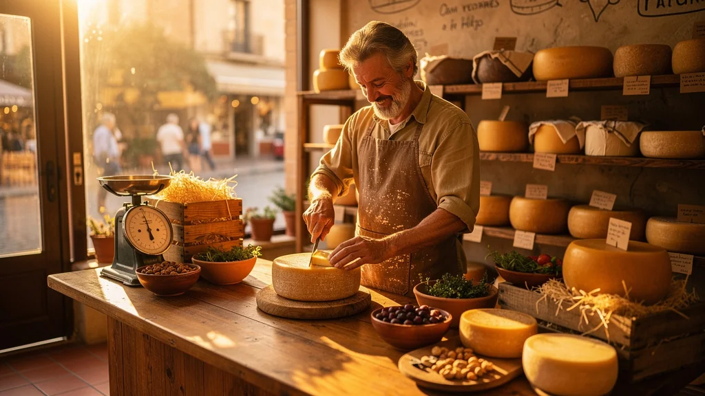 Artisan fromager en boutique locale, défense du commerce de proximité face aux grandes surfaces