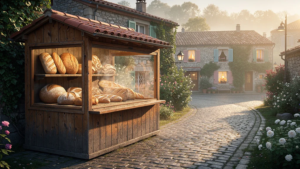 Dépôt de pain villageois essentiel après fermeture de la boulangerie, solution locale service pain